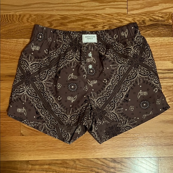 NWOT AE Bandana Boxer Sleep Short - Picture 3 of 6